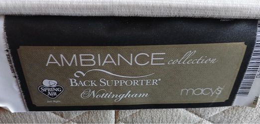 Spring Air Ambiance Nottingham Back Supporter Mattress and bed frame