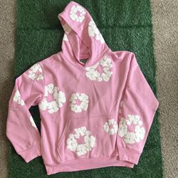 Denim Tears The Cotton Wreath Powder Pink Hoodie Size Small Brand New *HEAVYWEIGHT*