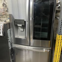 lg refrigerator  new 36  inches  glass 