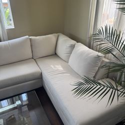 White sectional Couch 