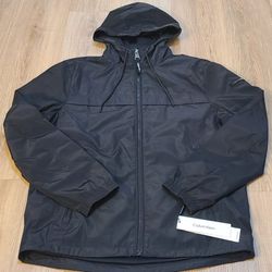 Calvin Klein Windbreaker Hoodie Jacket Size S For Men 