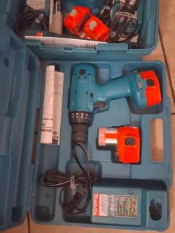 Makita Cordless Drill with Case and Batteries