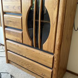 Lovely Solid Wood Armoire