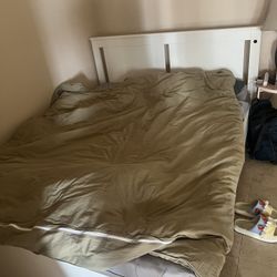 Title: Bed Frame + Mattress + Wardrobe Bundle - $100, Free Table Lamp Included