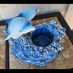 Dolphin Candle Holder 