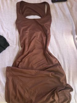 Brown dress