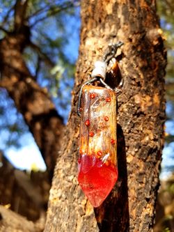 Sahuaro crystal keychain