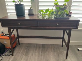 Dark wood Desk/Sofa Table