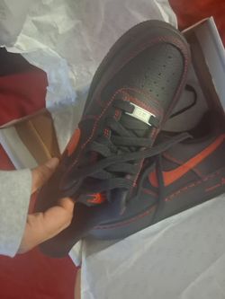 Nike Low-Top Sneakers Dark Gray red