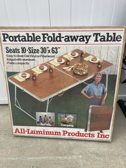 Portable Fold Away Table. 30 Dollars