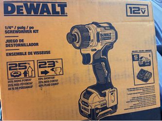 DeWalt 1/4 extreme sub compact impact drill 12v