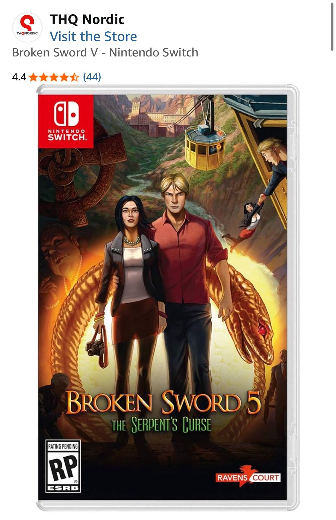 Broken Sword V - Nintendo Switch