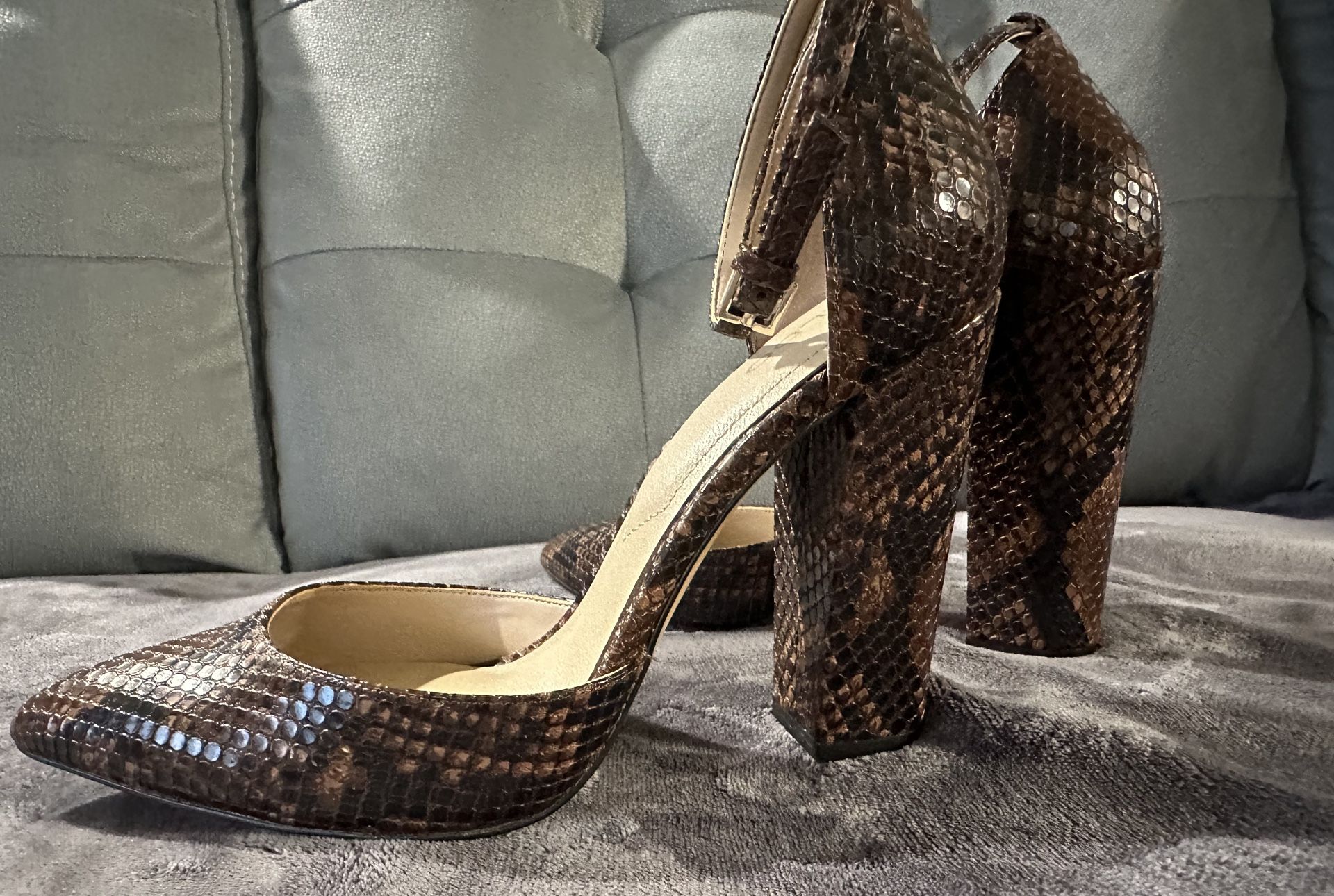 Aldo  Snake Print Heels