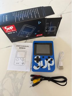 Blue 500 in 1 Retro Video Game Handheld System | Brand New in box