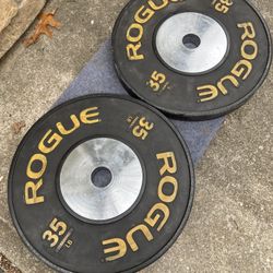 Rogue Fitness Olympic Rubber Bumper Weight Plates
