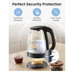 🔥 Comfee 1.7L Glass Electric Kettle 1.7L