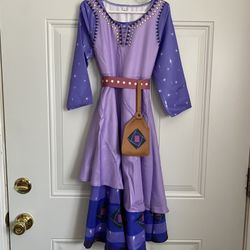 Wish Asha Costume For Girls, Size 6/7, Brand New