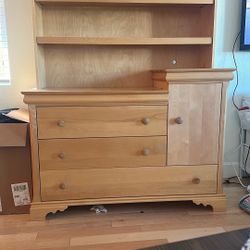 Soild Mable Dresser Credenza 
