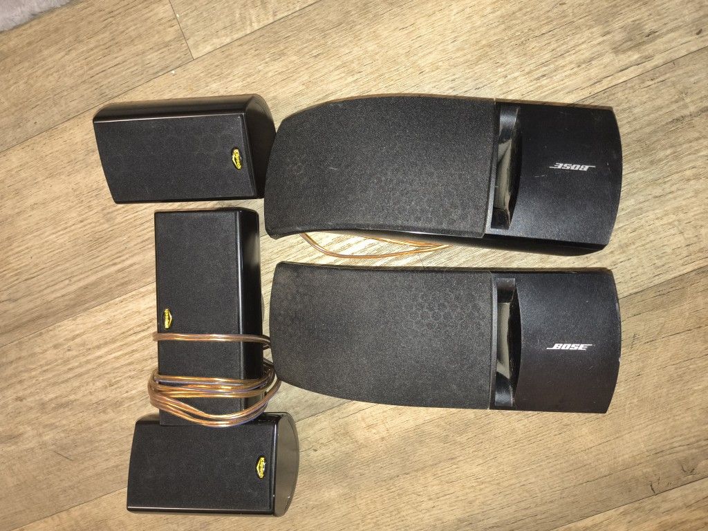Bose/ Klipsch Surround Sound Theater Speakers