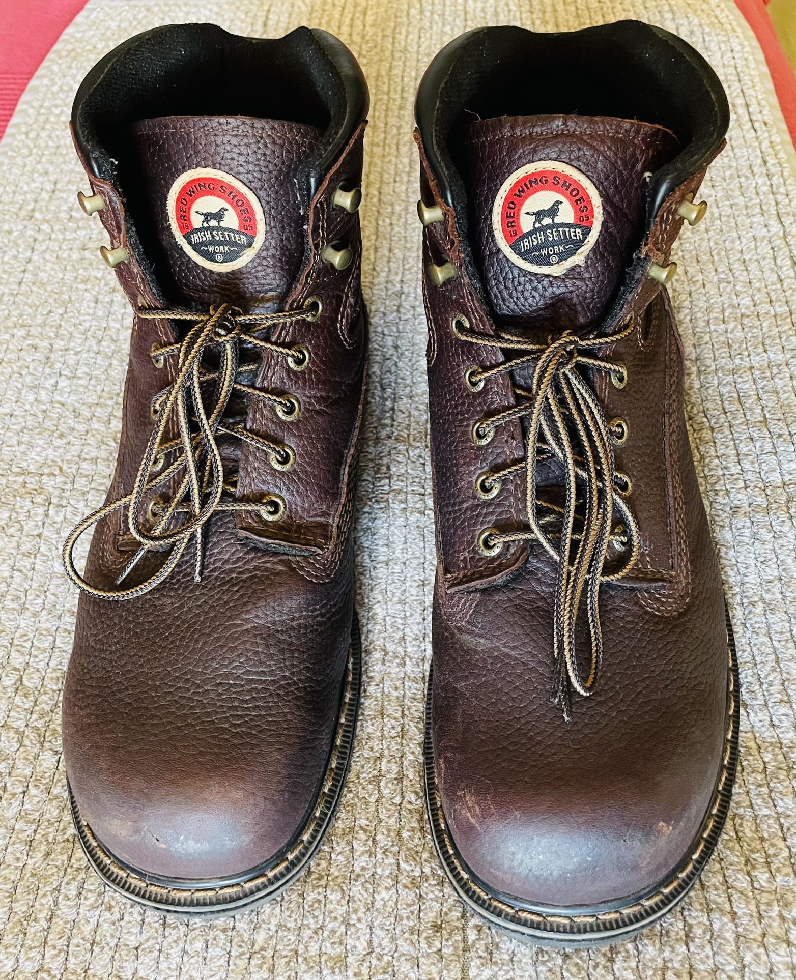Red Wing Irish Setter Men’s Steel Toe Work Boots