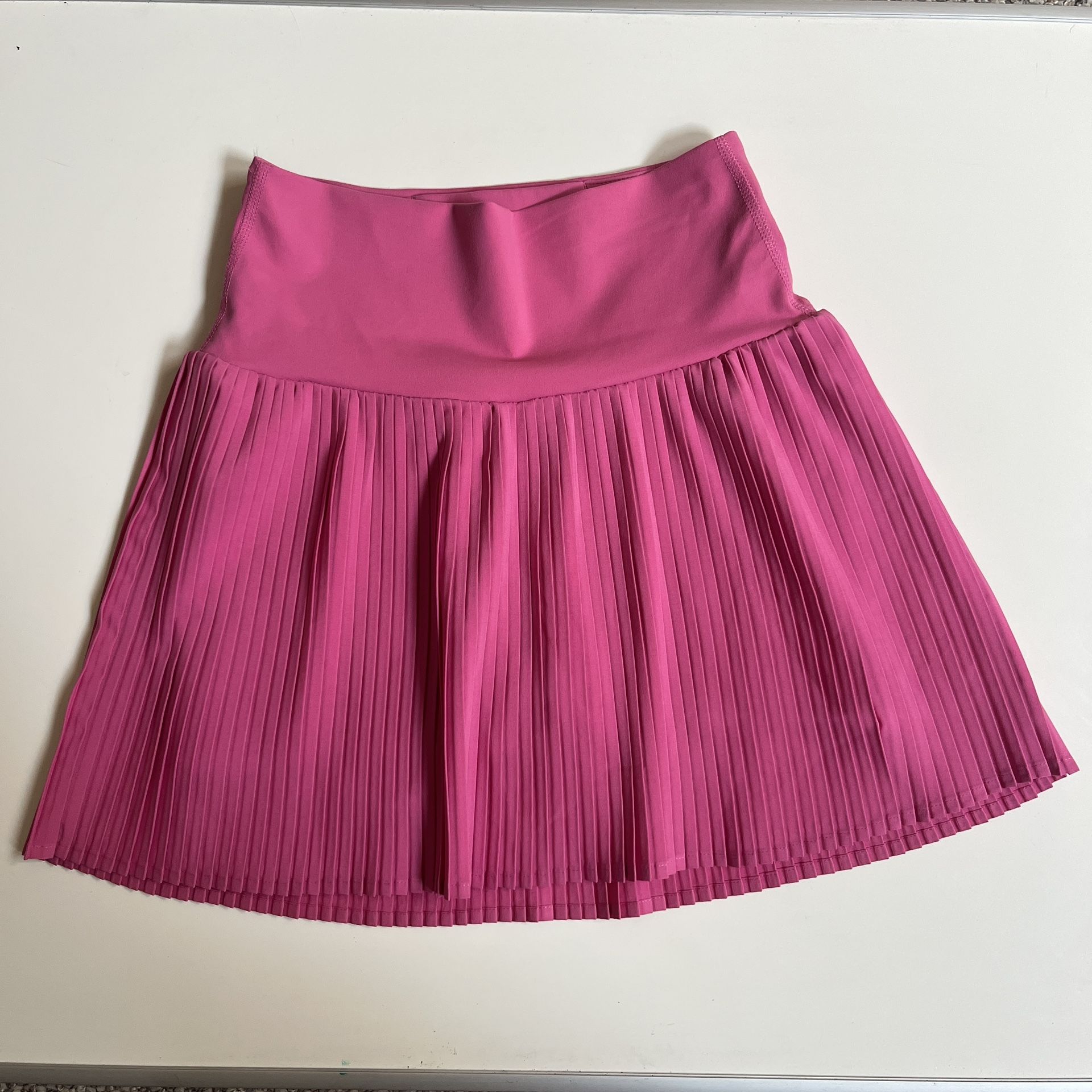 JoyLab Women’s Pleated Pink Tennis Skirt, Size XS