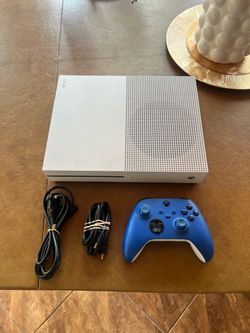 Xbox one s with controller and cables