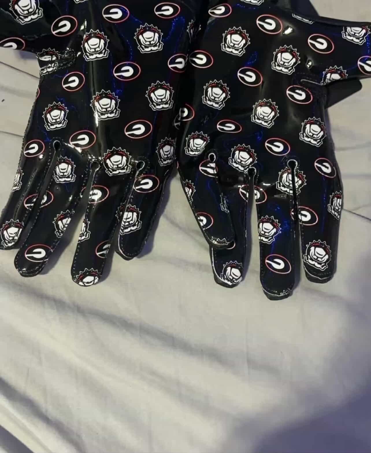 Georgia Bulldogs college gloves