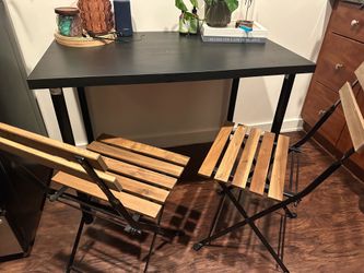 IKEA table and two chairs! OBO