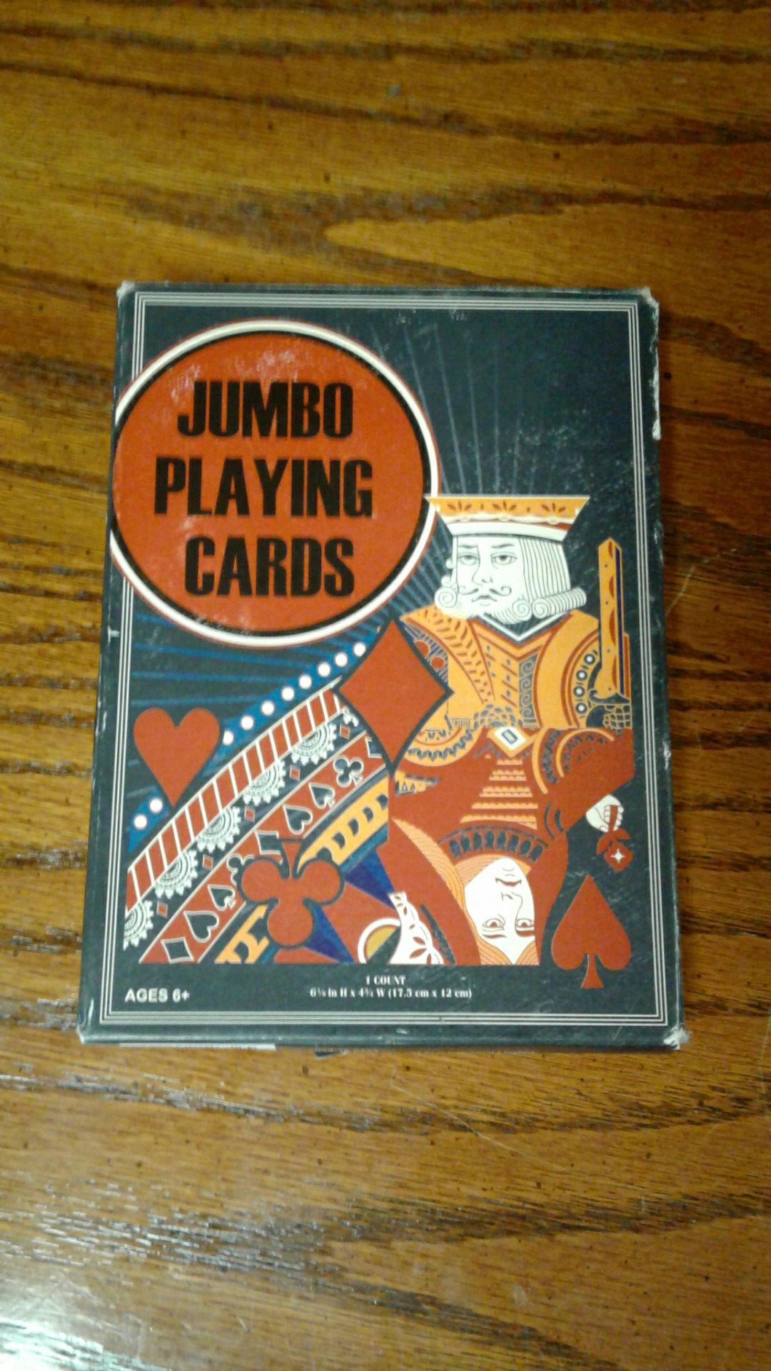 Jumbo playing cards