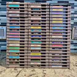 Nintendo Nes Games All Authentic 