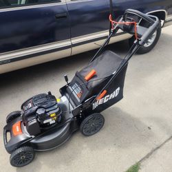 ECHO
21 in. 190 cc Briggs and Stratton Gas 3-in-1 Dual Blade RWD Self-Propelled Lawn Mower with Single Lever Deck Adjustment