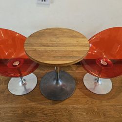 Philippe Starck Kartell Eros Chairs and Table Set
