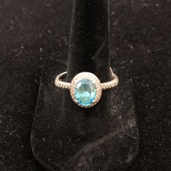 Sterling Silver Solitaire Ring