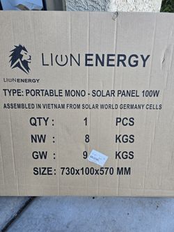 Lion Energy RV Solar Panels