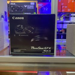 Canon Powershot G7X Mark III