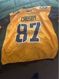 Bran new Sidney Crosby xl jersey stitch asking 100 or will trade for a Utah mammoth jersey