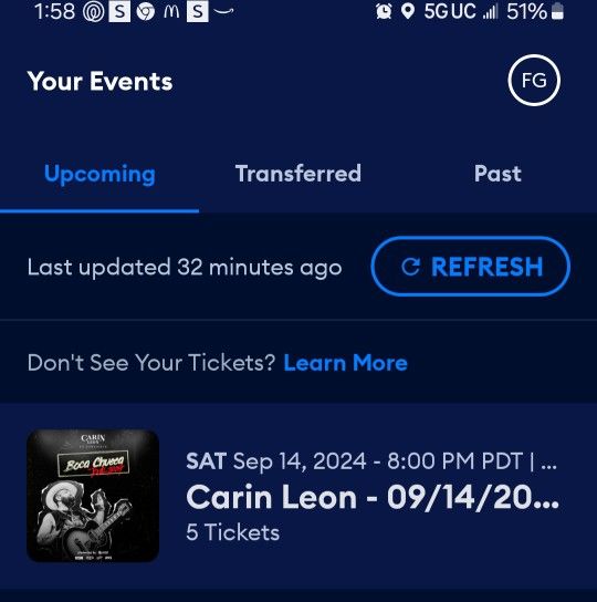 Carin Leon Ticket