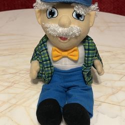 The Mensch on a Bench Ask Papa Talking Jewish Grandfather Doll 12" Plush Novelty