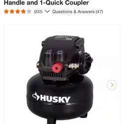 Husky pancake 3 Gal compressor 