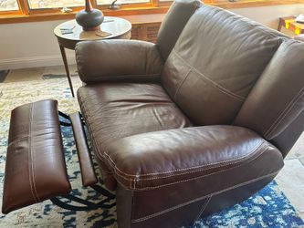 Leather oversized Chair, Lazy-boy