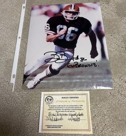 Brian Brennan Cleveland Browns Signed 8x10 Photo With COA