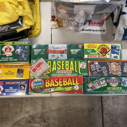 1(contact info removed) Baseball Sealed Sets Lot Of 10