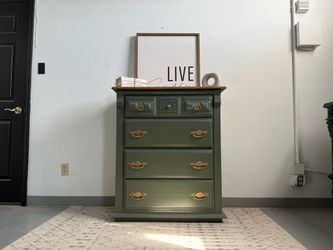 Sage Green Chest of Drawers (Delivery Available)