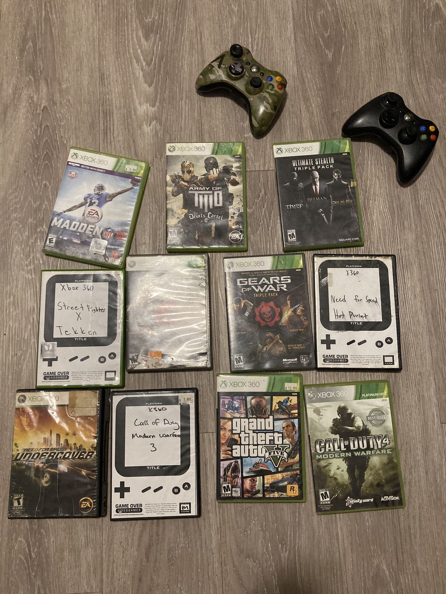 Xbox 360 Games And Controllers 