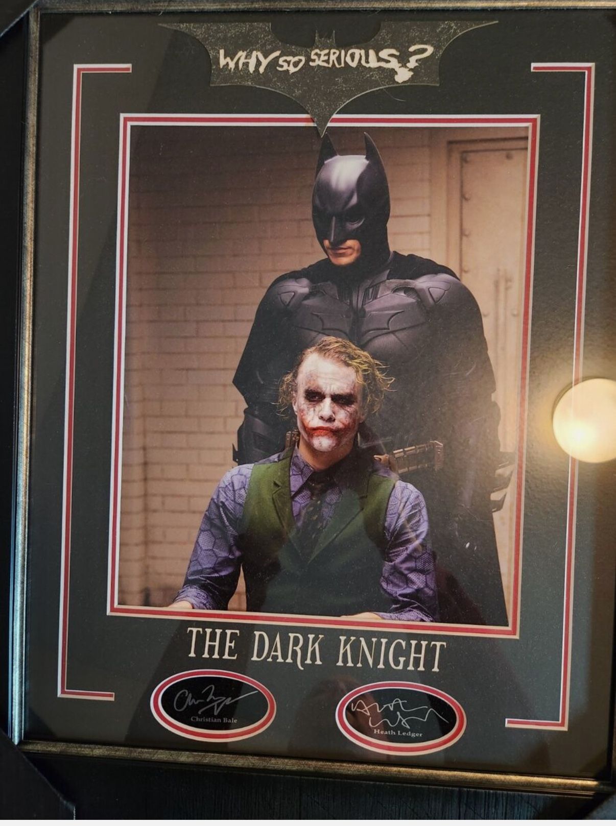 Dark Knight Signed Poster