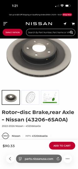 Rotors - Nissan 2022-2025