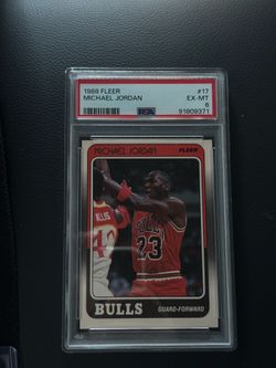 Michael Jordan 1988 Fleer PSA 6