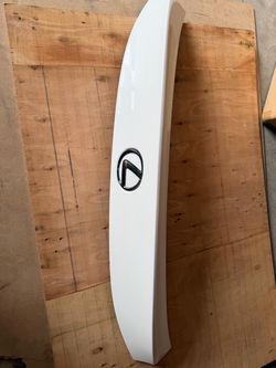 Lexus is350 350 spoiler wing pearl white