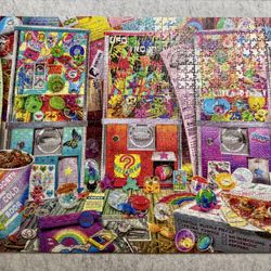 Pizza and pocket change 1000 piece puzzle
