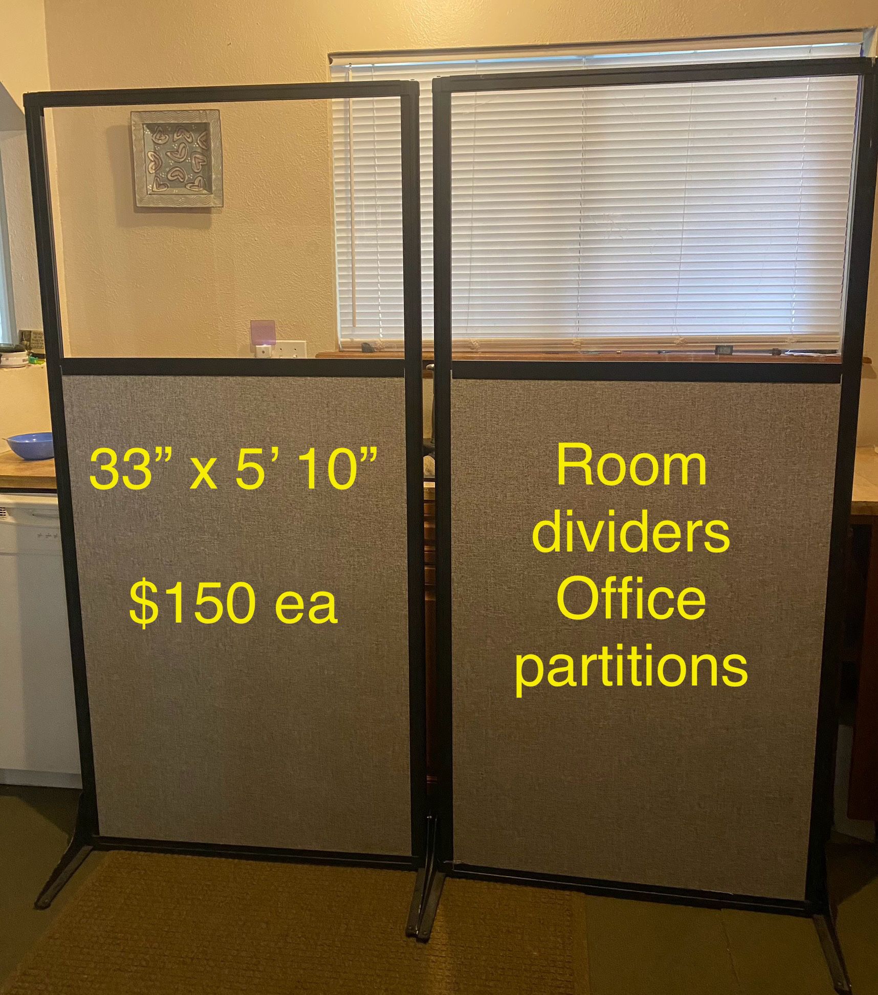ROOM DIVIDERS / Office Partitions / Privacy Walls